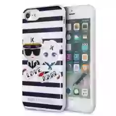 Чехол Karl Lagerfeld Sailors Stripes для iPhone SE 2022/SE 2020 | 8 | 7 White (KLHCP7KSS)