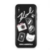 Чохол Karl Lagerfeld Pins для iPhone X | XS Black (KLHCPXPIN)