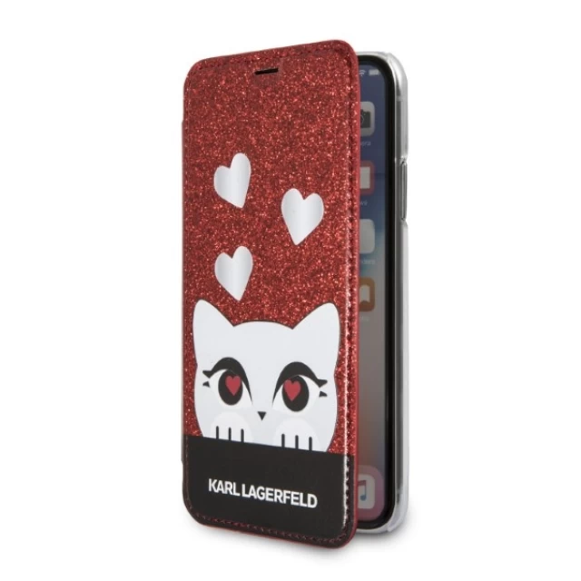 Чехол Karl Lagerfeld Valentine для iPhone X | XS Red (KLFLBKPXVDCRE)