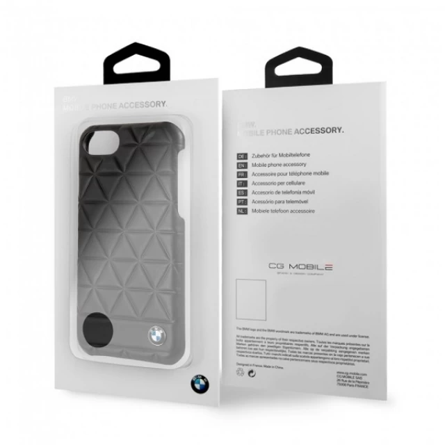 Чехол BMW для iPhone 7 | 8 | SE 2022 | 2020 Hexagon Black (BMHCI8HEXBK)