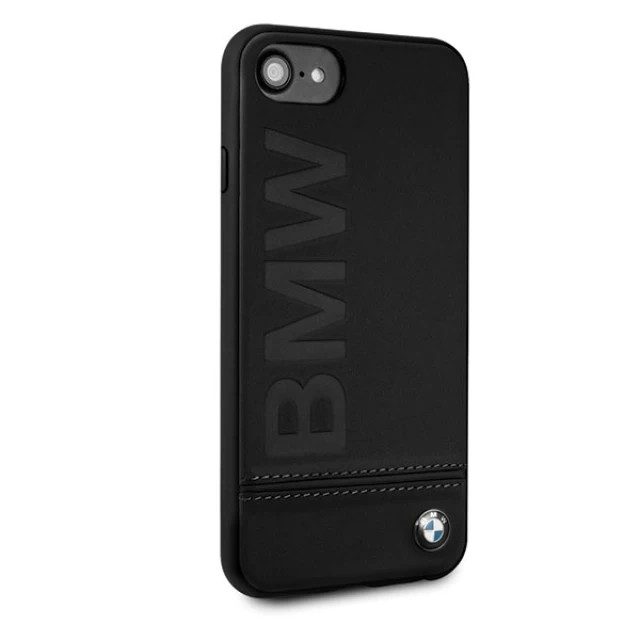 Чехол BMW для iPhone 7 | 8 | SE 2022 | 2020 Signature Logo Imprint Black (BMHCI8LLSB)