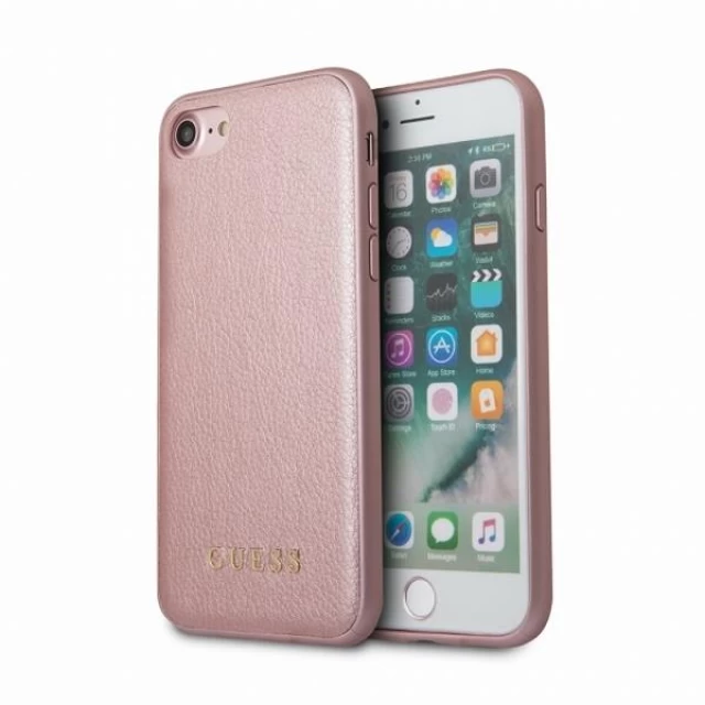 Чехол Guess Iridescent для iPhone SE 2020/8/7 Pink Gold (GUHCI8IGLRG)