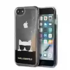 Чехол Karl Lagerfeld Liquid Glitter для iPhone SE 2022/SE 2020 | 8 | 7 Transparent (KLHCI8CHPEEGO)
