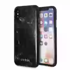 Чехол Guess Marble для iPhone X | XS Black (GUHCPXHYMABK)