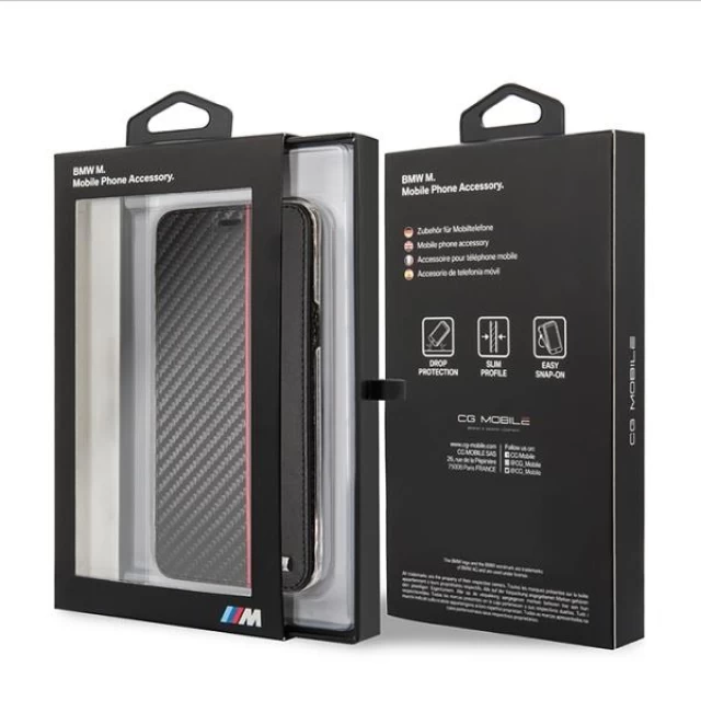 Чохол-книжка BMW для Samsung Galaxy S9 Plus G965 Leather Book Black (BMBKTRS9LCAPRBK)