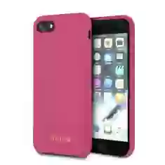 Чехол Guess Silicone для iPhone 7 | 8 | SE 2020 Pink (GUHCI8LSGLPI)