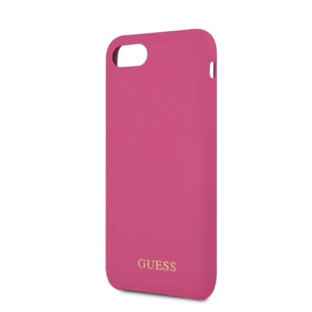 Чохол Guess Silicone для iPhone 7 | 8 | SE 2020 Pink (GUHCI8LSGLPI)