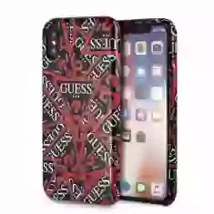 Чохол Guess Triangle All Over для iPhone X | XS Black (GUHCPXPMPTBK)