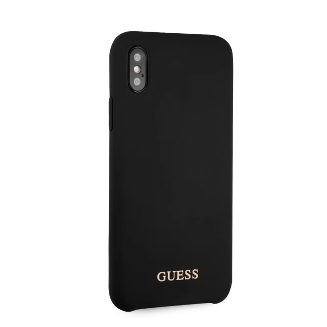 Чохол Guess Silicone для iPhone X | XS Black (GUHCPXLSGLBK)