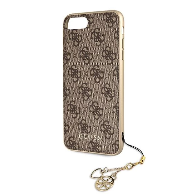 Чехол Guess Charms Collection для iPhone 8 Plus/7 Plus Brown (GUHCI8LGF4GBR)