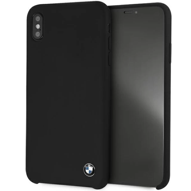 Чехол BMW для iPhone XS Max Silicone Black (BMHCI65SILBK)