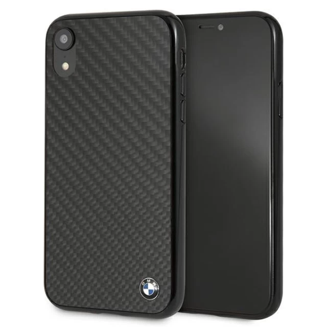 Чехол BMW для iPhone XR Siganture Carbon Black (BMHCI61MBC)