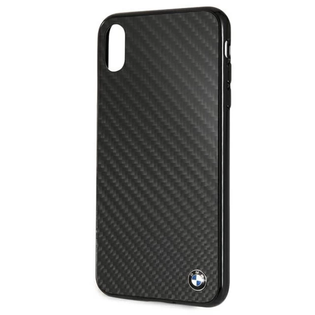 Чехол BMW для iPhone XS Max Siganture Carbon Black (BMHCI65MBC)