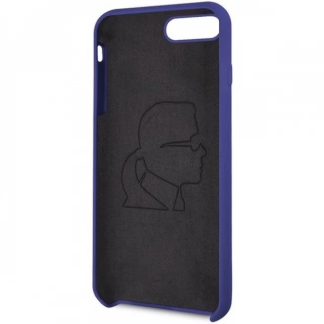 Чехол Karl Lagerfeld Silicone для iPhone 7 | 8 Plus Purple (KLHCI8LSLVOG)