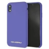 Чохол Karl Lagerfeld Silicone для iPhone XR Violet (KLHCI61SLVOG)