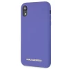 Чохол Karl Lagerfeld Silicone для iPhone XR Violet (KLHCI61SLVOG)