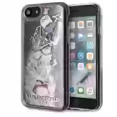 Чехол Karl Lagerfeld Iconic Liquid Glitter для iPhone SE 2022/SE 2020 | 8 | 7 Gold (KLHCI8KSICGO)