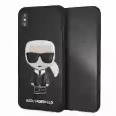 Чохол Karl Lagerfeld Iconic Karl Embossed для iPhone XS Max Black (KLHCI65IKPUBK)