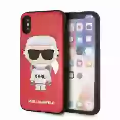 Чехол Karl Lagerfeld Karl Space Cosmonaut для iPhone X | XS Red (KLHCPXKSCORE)