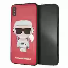 Чехол Karl Lagerfeld Karl Space Cosmonaut для iPhone XS Max Red (KLHCI65KSCORE)