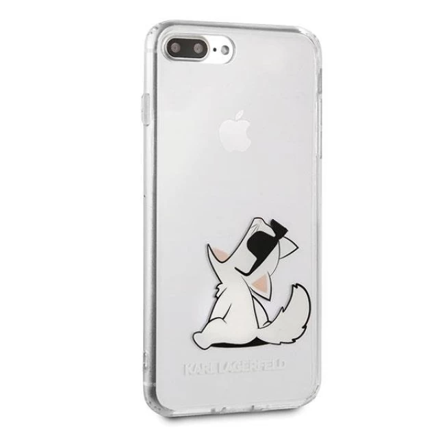 Чехол Karl Lagerfeld Choupette Fun для iPhone 8 Plus/7 Plus Transparent (KLHCI8LCFNRC)