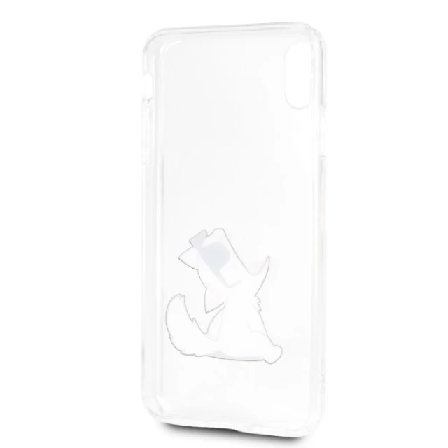 Чохол Karl Lagerfeld Choupette Fun для iPhone XS Max Transparent (KLHCI65CFNRC)