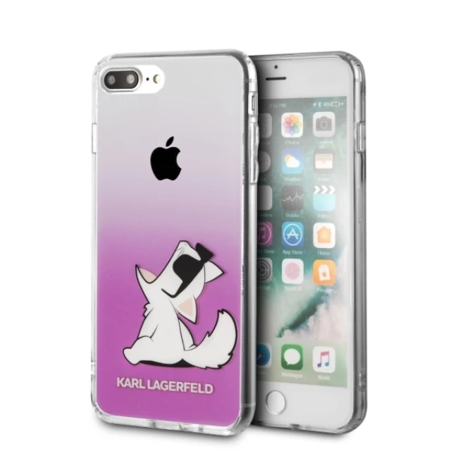 Чохол Karl Lagerfeld Choupette Fun для iPhone 7 | 8 Plus Pink (KLHCI8LCFNRCPI)