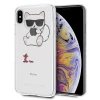 Чехол Karl Lagerfeld Choupette Fun для iPhone XS Max Transparent (KLHCI65CFA)