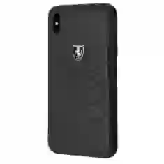Чехол Ferrari для iPhone XS Max Hardcase Black (FEHQUHCI65BK)