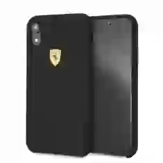 Чехол Ferrari для iPhone XR Silicone Black (FESSIHCI61BK)