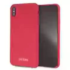Чехол Guess Silicone для iPhone XS Max Red (GUHCI65LSGLRE)