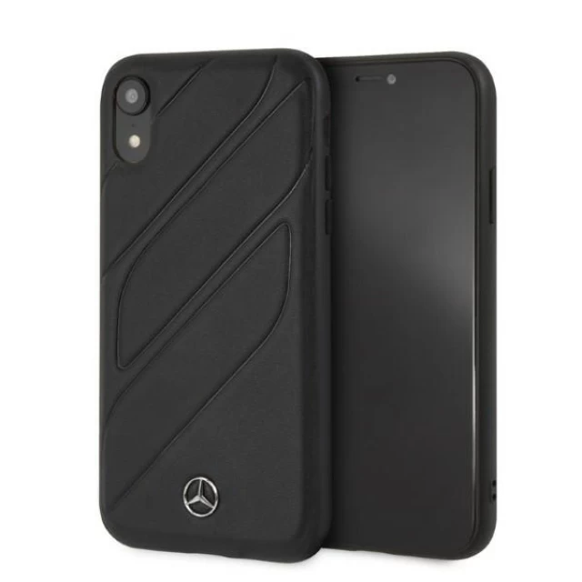 Чехол Mercedes для iPhone XR New Organic I Black (MEHCI61THLBK)