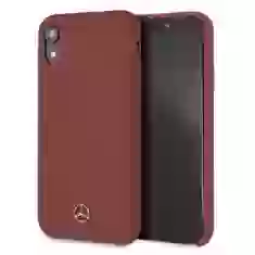 Чехол Mercedes для iPhone XR Silicone Line Red (MEHCI61SILRE)