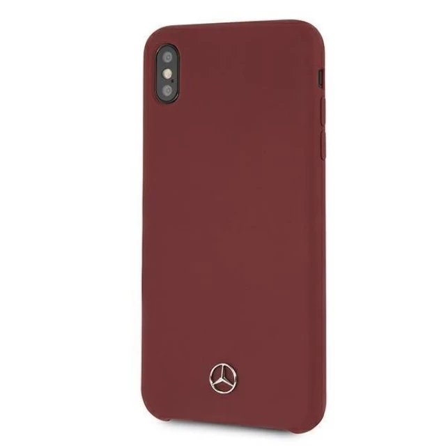 Чохол Mercedes для iPhone XS Max Silicone Line Red (MEHCI65SILRE)