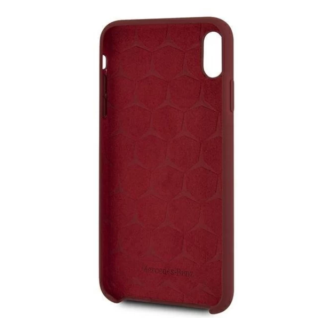 Чохол Mercedes для iPhone XS Max Silicone Line Red (MEHCI65SILRE)