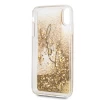 Чохол Karl Lagerfeld Signature Liquid Glitter Stars для iPhone XS Max Gold (KLHCI65TRKSIGGO)