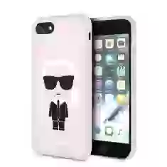 Чохол Karl Lagerfeld Silicone Ikonik для iPhone 8 | 7 | SE 2020 Light Pink (KLHCI8SLFKPI)