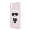 Чохол Karl Lagerfeld Silicone Iconic для iPhone X | XS Light Pink (KLHCPXSLFKPI)