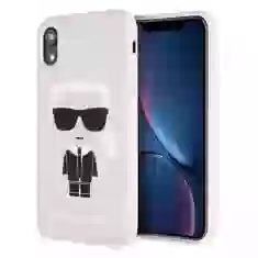 Чехол Karl Lagerfeld Silicone Ikonik для iPhone XR Light Pink (KLHCI61SLFKPI)