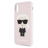 Чохол Karl Lagerfeld Silicone Ikonik для iPhone XR Light Pink (KLHCI61SLFKPI)