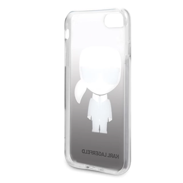 Чохол Karl Lagerfeld Gradient Iconic Karl для iPhone 8 | 7 | SE 2020 Black (KLHCI8TRDFKBK)