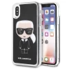 Чохол Karl Lagerfeld Iconic Glitter для iPhone X | XS Black (KLHCPXICGBK)