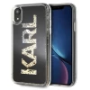 Чехол Karl Lagerfeld Karl Logo Glitter для iPhone XR Black (KLHCI61KAGBK)