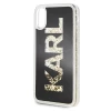 Чехол Karl Lagerfeld Karl Logo Glitter для iPhone XR Black (KLHCI61KAGBK)