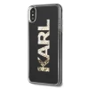 Чехол Karl Lagerfeld Karl Logo Glitter для iPhone XS Max Black (KLHCI65KAGBK)