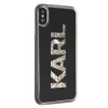 Чехол Karl Lagerfeld Karl Logo Glitter для iPhone XS Max Black (KLHCI65KAGBK)