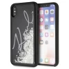 Чохол Karl Lagerfeld Glitter Signature Glow in the Dark для iPhone X | XS Black (KLHCPXPH2IR)