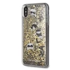 Чохол Karl Lagerfeld Liquid Glitter Floatting Charms для iPhone XS Max Gold (KLHCI65ROGO)
