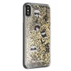 Чехол Karl Lagerfeld Liquid Glitter Floatting Charms для iPhone XS Max Gold (KLHCI65ROGO)