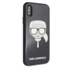 Чохол Karl Lagerfeld Iconic Glitter Karl's Head для iPhone X | XS Black (KLHCPXDLHBK)